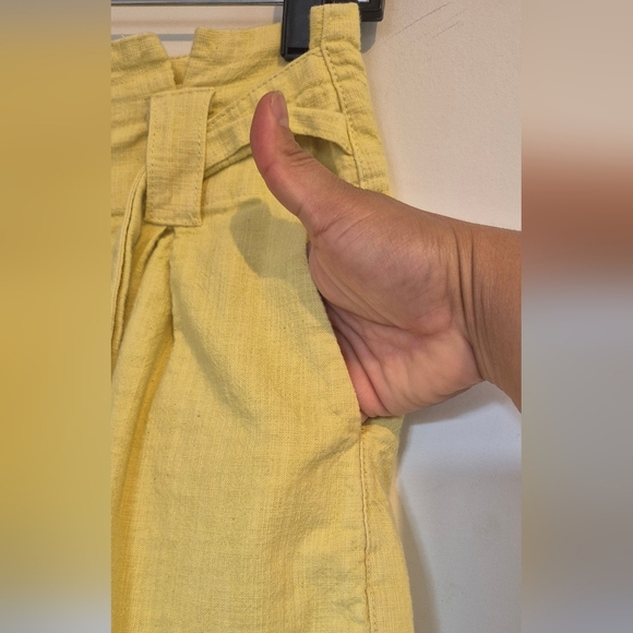 Free People Sunny Yellow Cargo Shorts - Picture 5 of 8